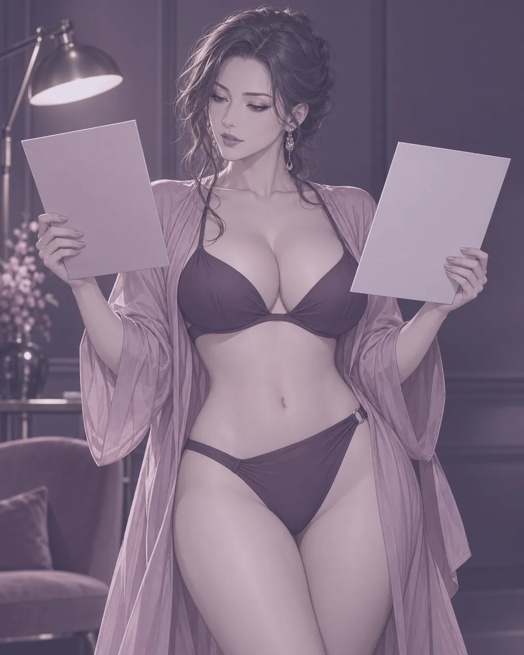 Ilustración editorial de Hentai sin censura: comparativa para adultos